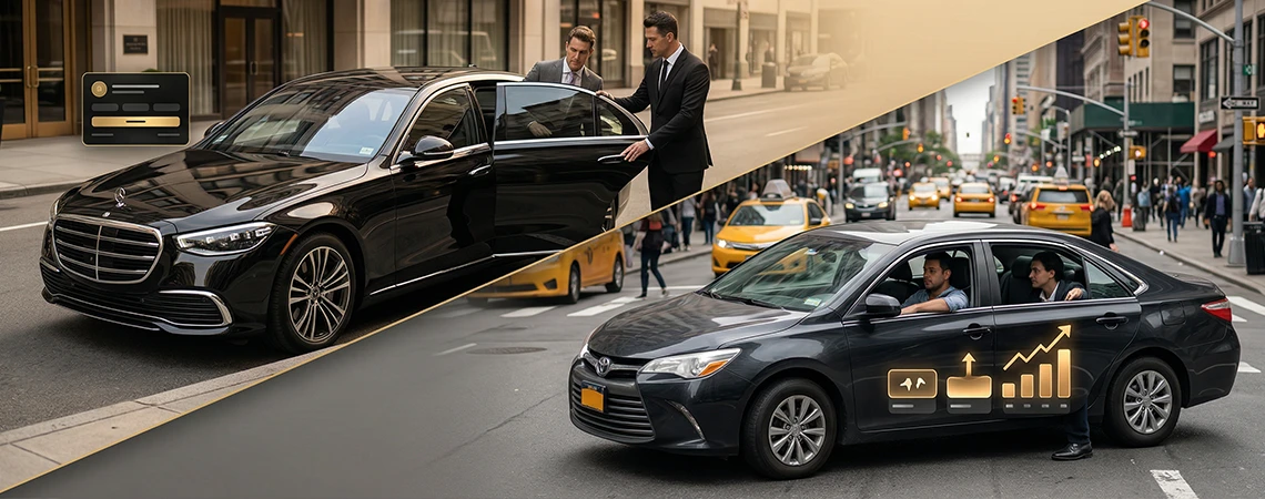 private car service vs Uber