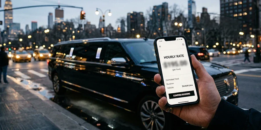 How much does a limo cost per hour in NYC?
