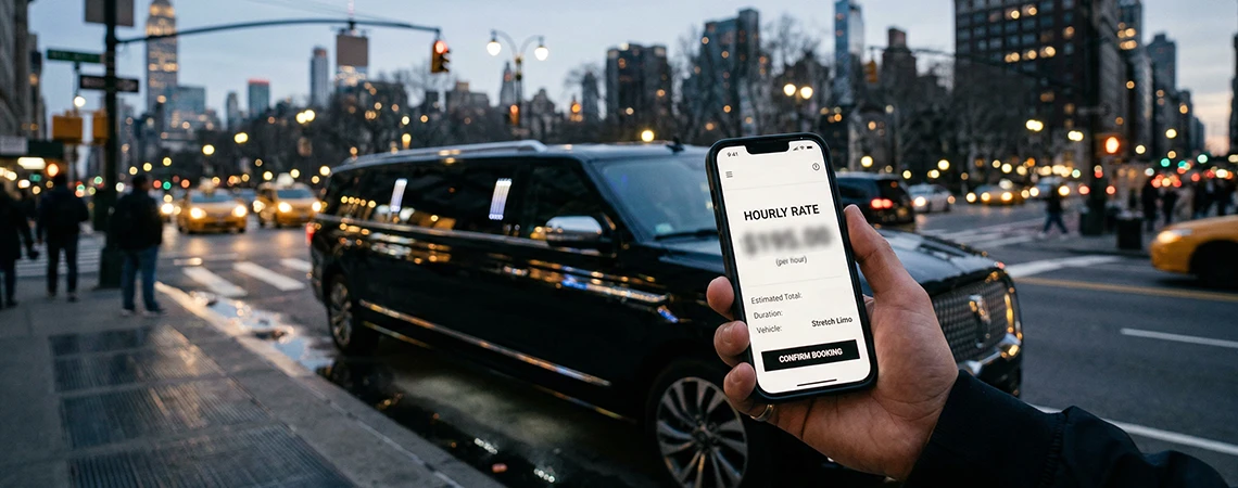 How much does a limo cost per hour in NYC?