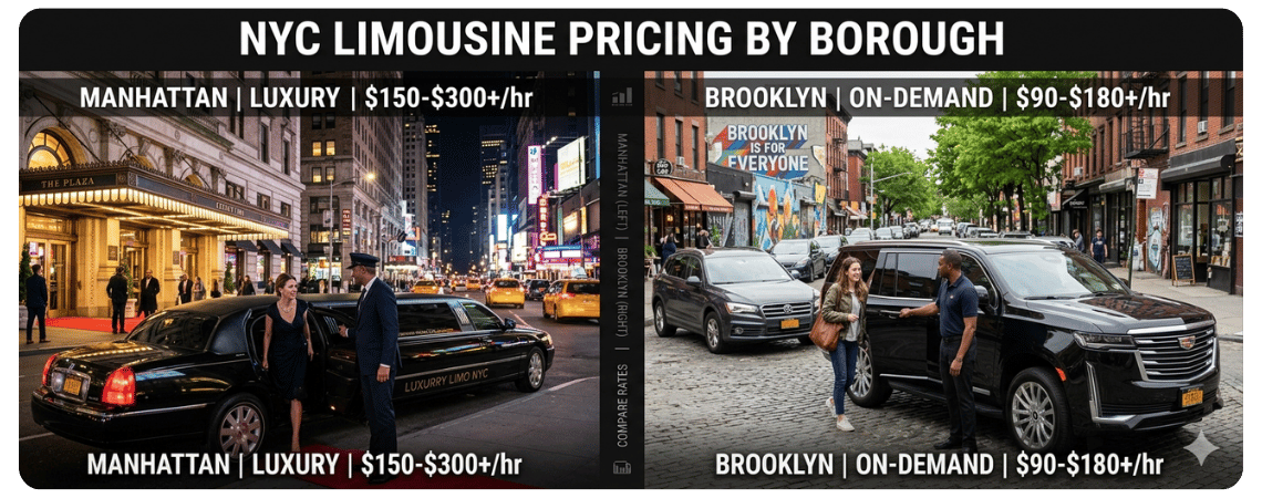 NYC Limousine Pricing by Borough