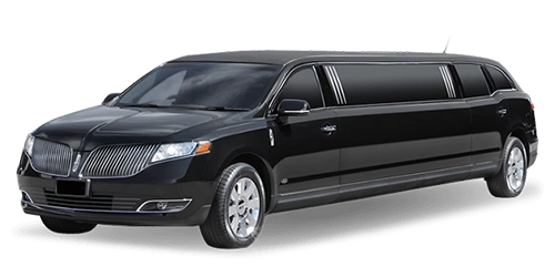 A luxury black Lincoln MKT Stretch Limo under NYC United limo.
