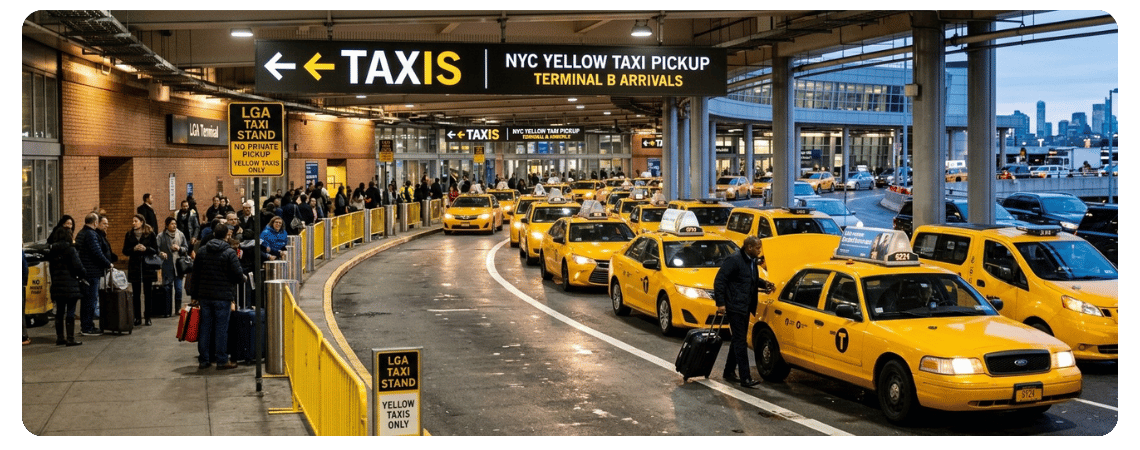 NYC Taxi From LaGuardia to Manhattan