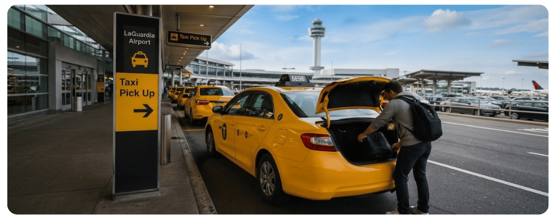 Yellow Taxis: The Usual Way to Travel from LGA to JFK