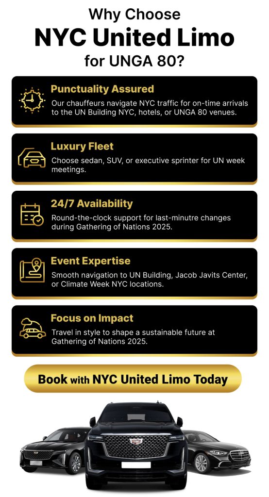 NYC United Limo; Your Ideal Partner for UNGA 80