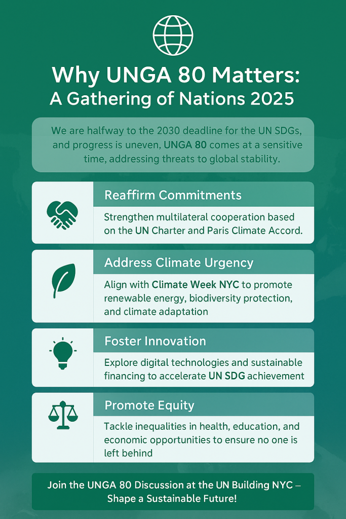 Why UNGA 80 Matters: A Gathering of Nations 2025?