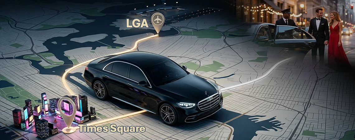 how to get from LGA Airport to Times Square