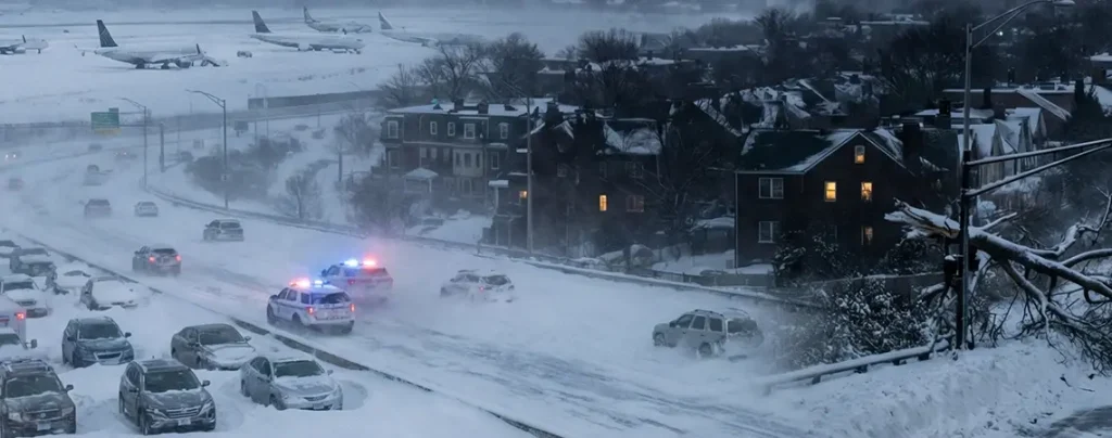 Aviation Halted, Roads Closed, Power Cut to Thousands