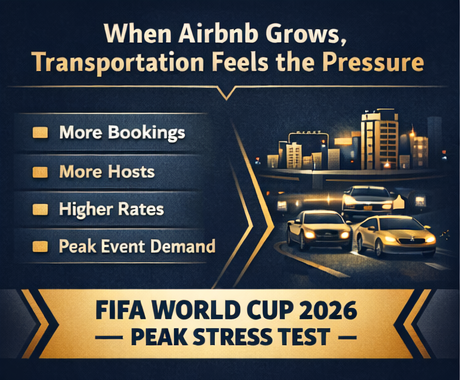 Airbnb & Private Car Services: A Pressure Multiplier