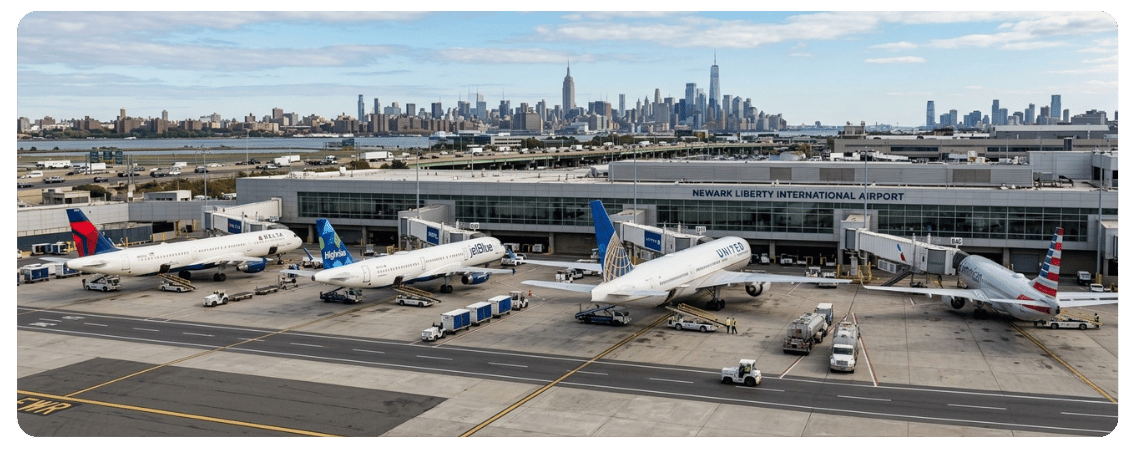 Airlines Operating at Newark Airport