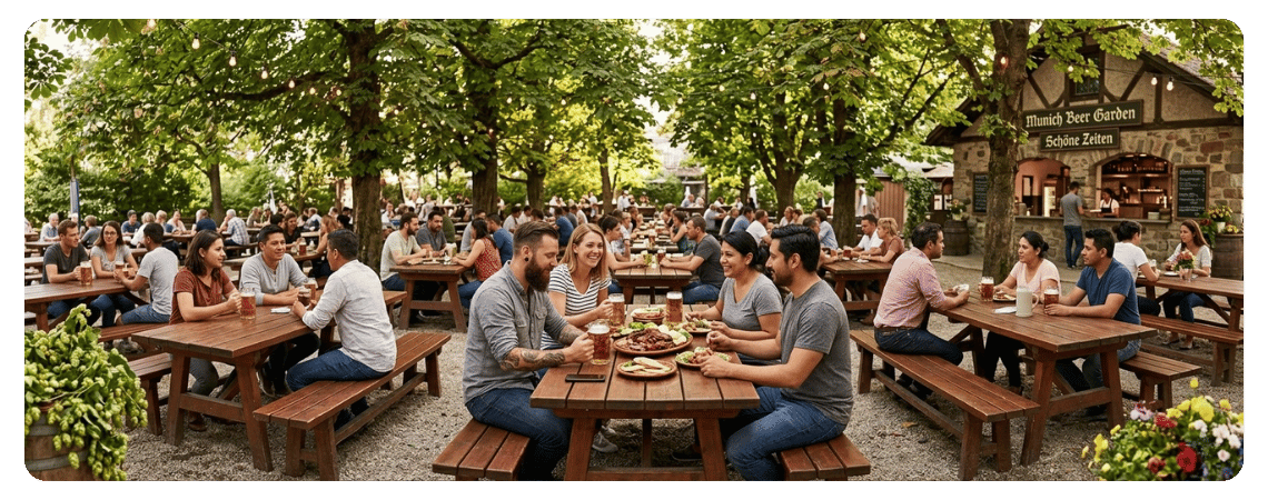 Bohemian Beer Garden in Astoria