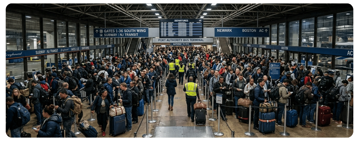 Bus + Subway — Cheapest, Highest Risk
