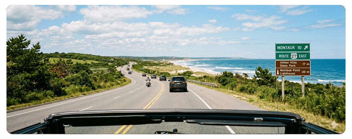 Driving from JFK to Montauk: What to Expect