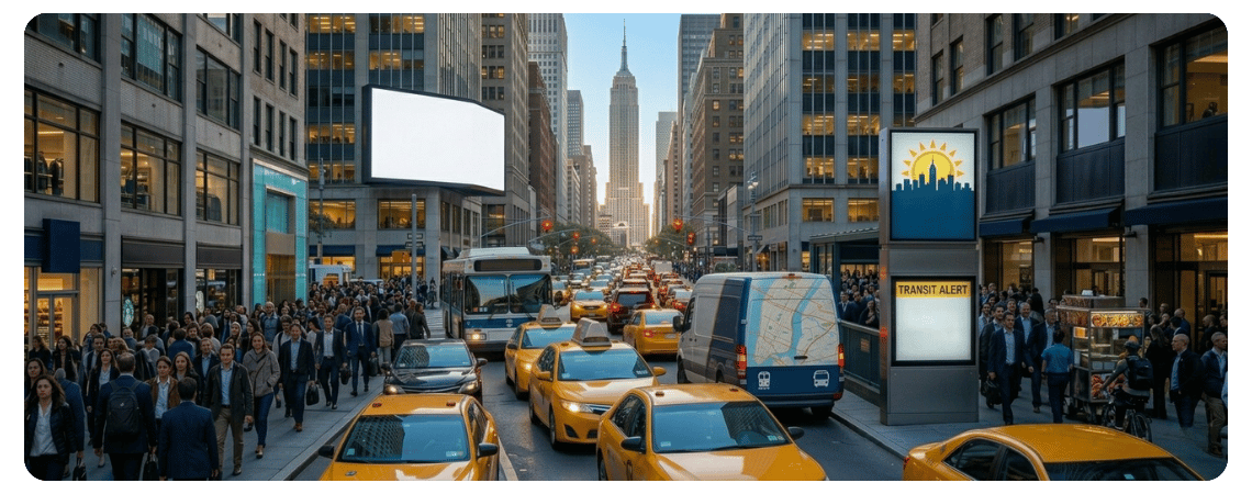 Morning Rush Hour in NYC
