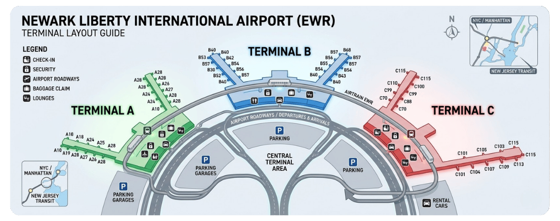 Newark Airport Guide: Terminals Explained
