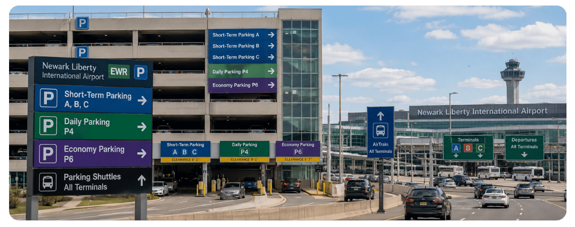 Parking Options at Newark Airport