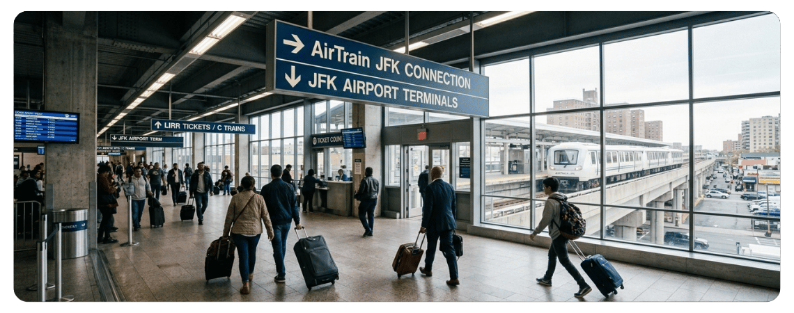 Transfer to AirTrain