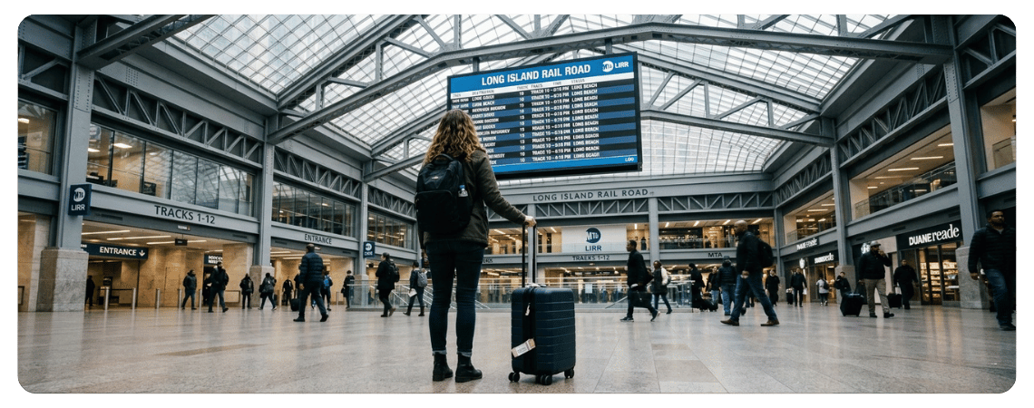 The LIRR + AirTrain Route (Step by Step, No Assumptions)