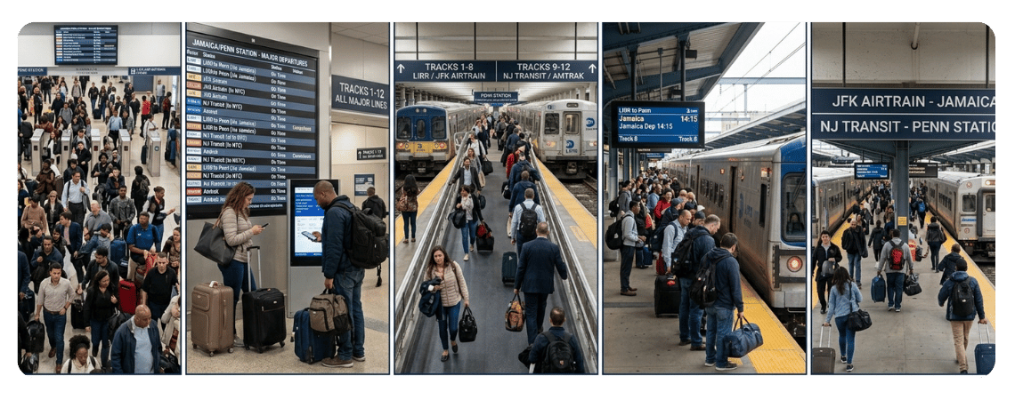 Transfer at Jamaica Station