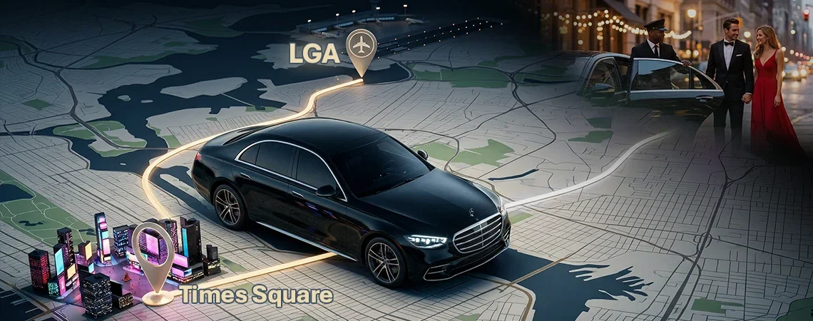 how to get from LGA Airport to Times Square